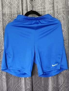 Nike Kid’s Royal Blue Athletic Shorts with White Swoosh XL